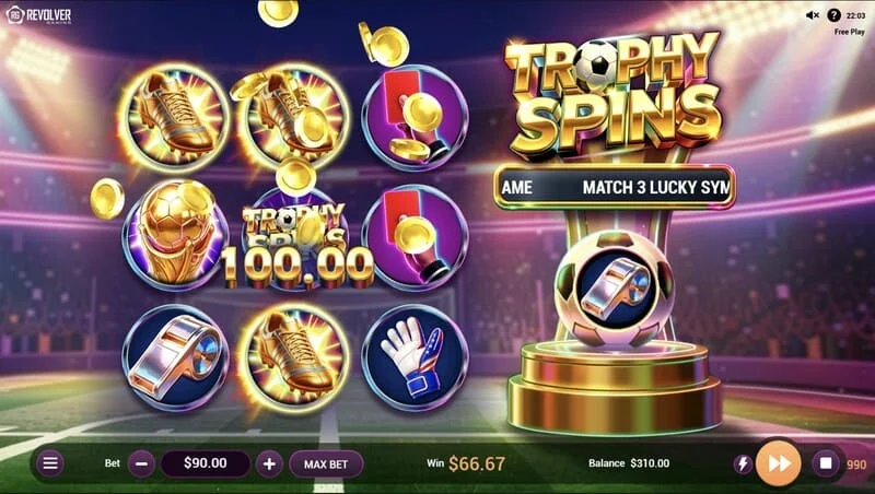Trophy Spins World Cup 26 - исплата на множители во Baller Bonus