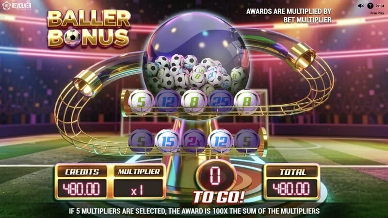 Trophy Spins World Cup 26 - започнување на рундата Baller Bonus